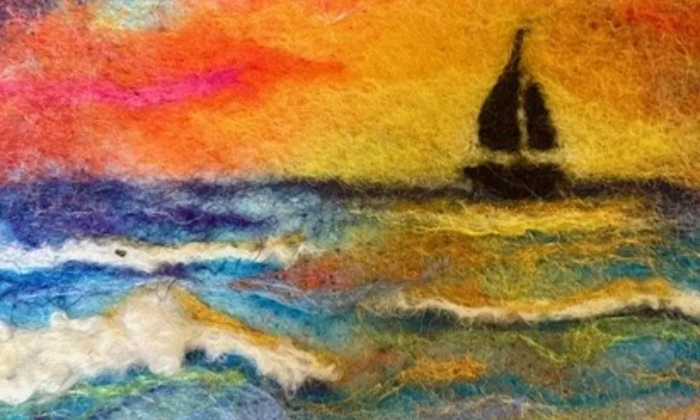 Needle Felt a Landscape