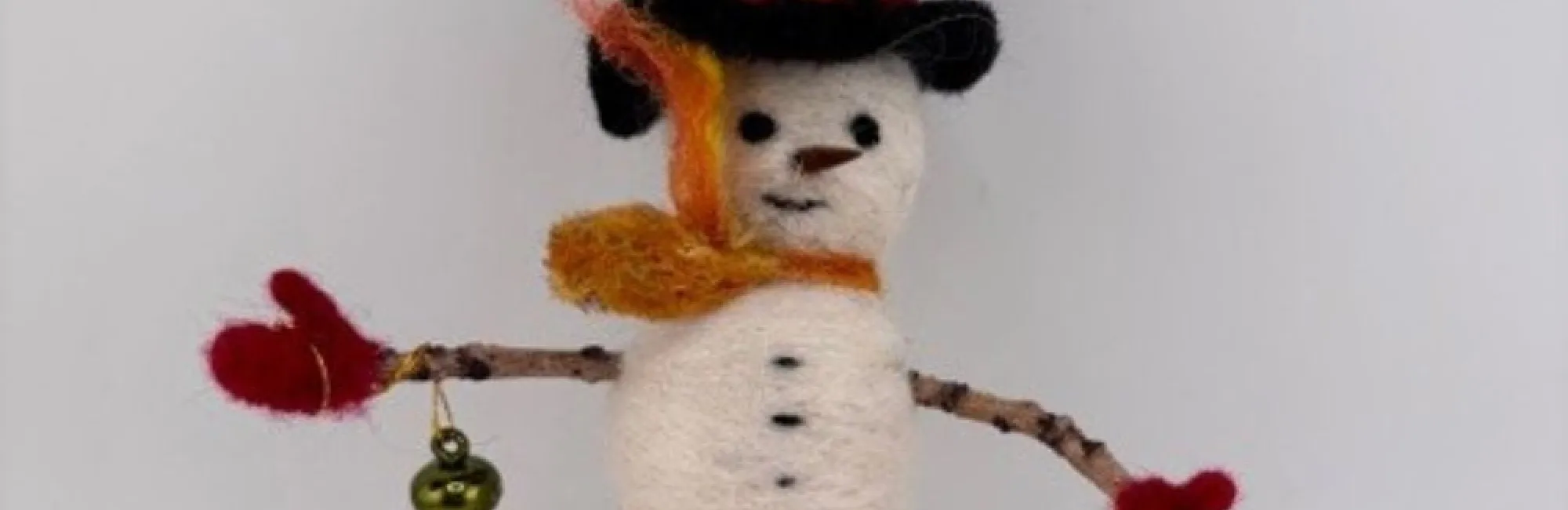 Introduction to 3D Felting: Ornaments