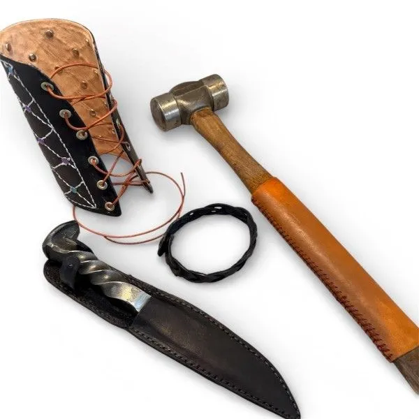 Arts in Service: Leatherworking class