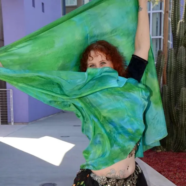 Belly Dance Veil: Poetry in Motion