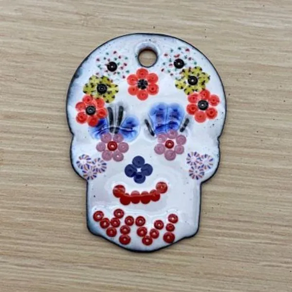 Dia de los Muertos Copper Calavera