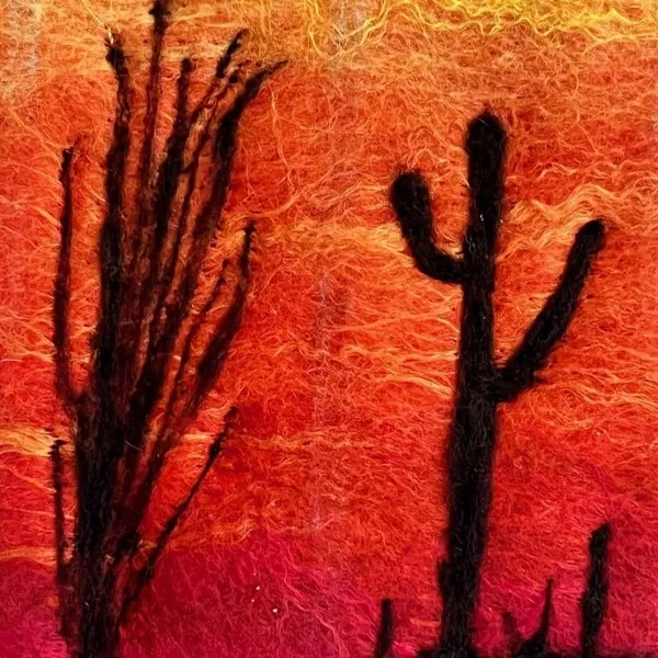 Introduction to Needle Felting: Landscape