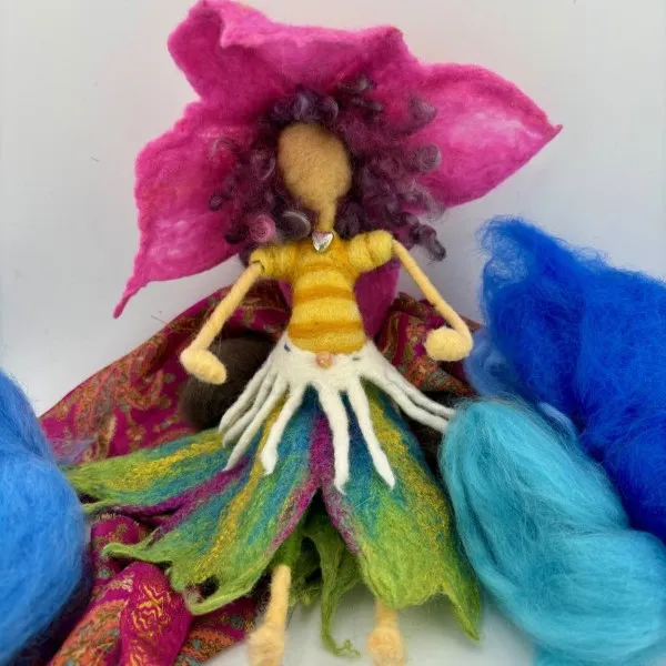 Introduction to Needle Felting: Fairies and Waldorf Style Dolls