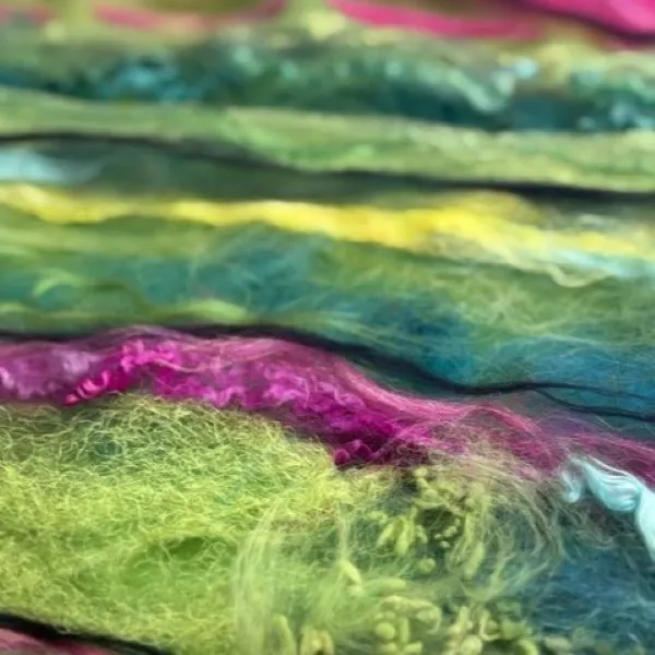 Introduction to Nuno Felting: Silk Mini Scarf