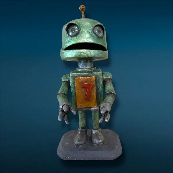 Paper Mache Robot Building Camp