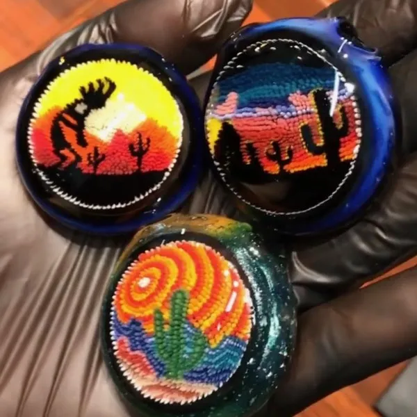 Flameworking: Pointilism in Glass