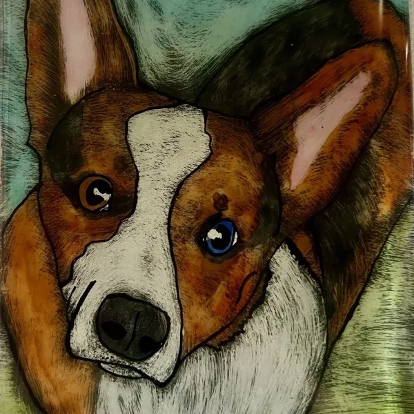 Fused Glass: Vitreous Glass Painting in Reverse (Animals)