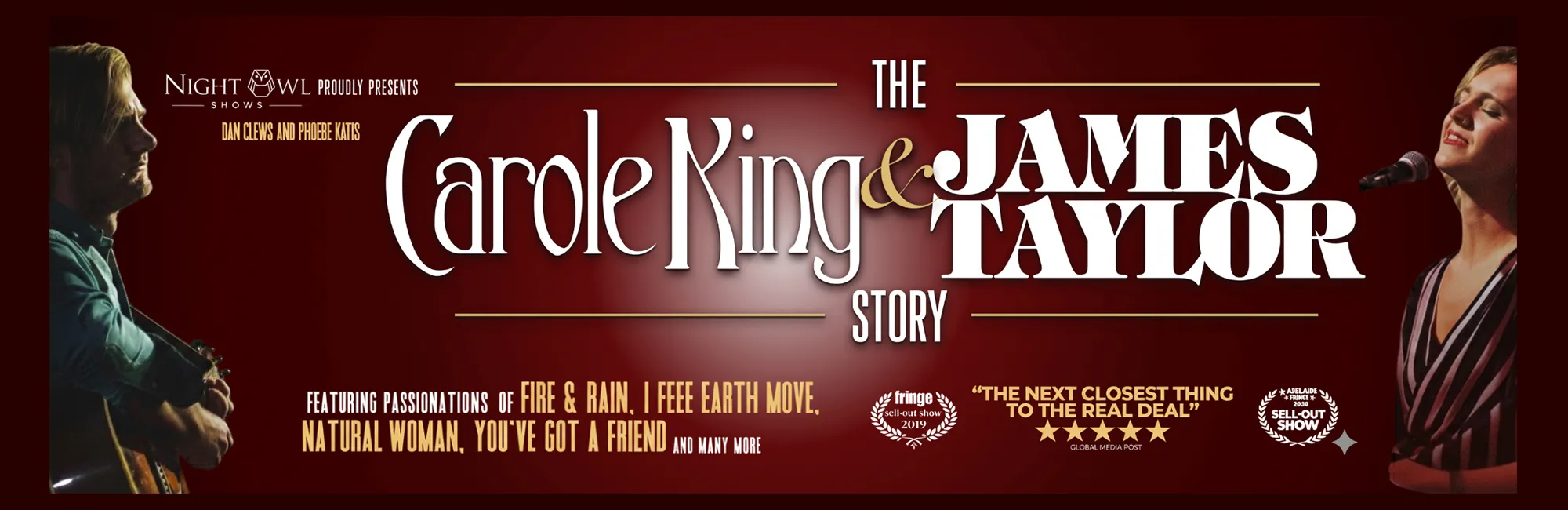 The Carole King & James Taylor Story presented by Sonic Era Touring