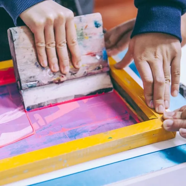 Screen Printing Tote Bags